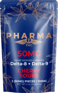 Delta 8 / Delta 9 THC Gummies - Cherry Sours