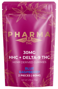 HHC/D9 Blue Raspberry Gummies